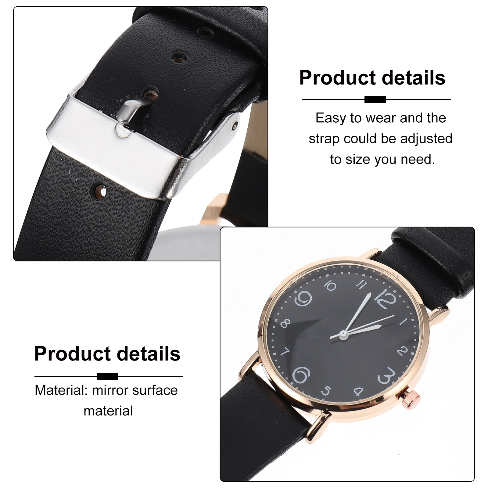 

Belt Watch Women Lady Wristwatch Fashion Quartz Adjustable Strap Watches Daily Wear Party School Elegant Premium