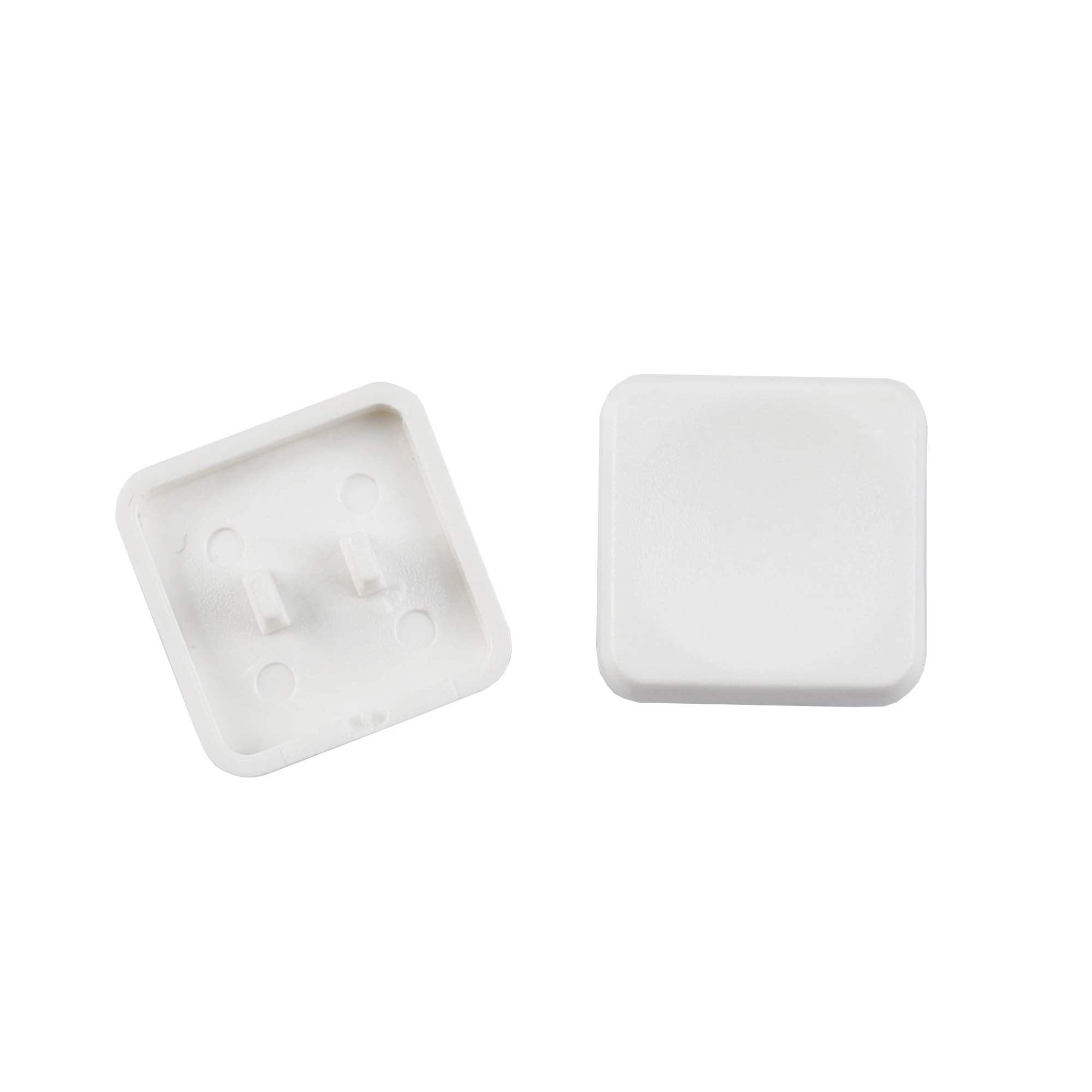 Teclas Redondas y Cuadradas YMDK 1u de Perfil Bajo, en Blanco y Negro, Material PBT, para Teclados Mecánicos con Interruptores 1350