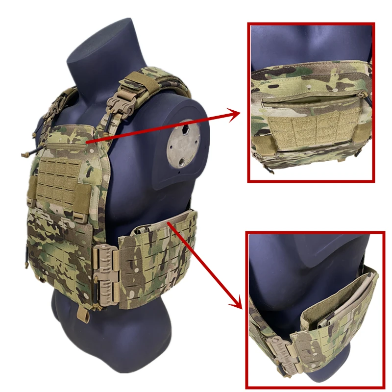 Tactical combat vest transportation equipment is lightweight and detachable for fast laser cutting of CP