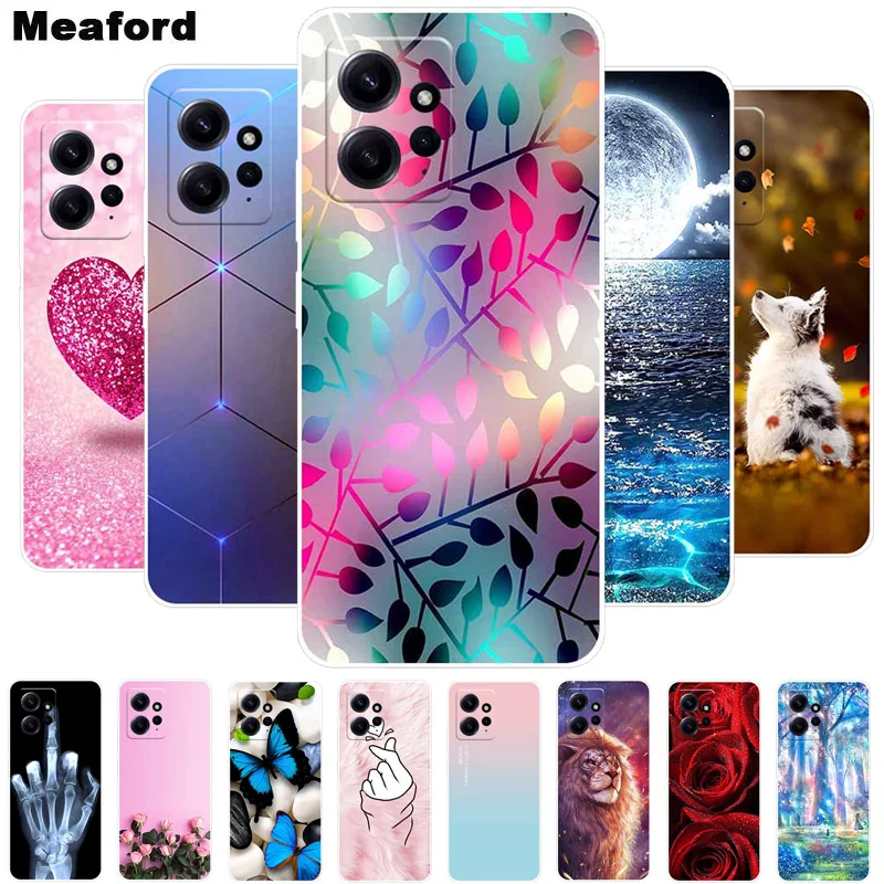 For Xiaomi Redmi Note 12 4G Case Phone Cover Soft Silicone Back Case for Xiaomi Redmi Note12 4G Shockproof Cover Global 2023