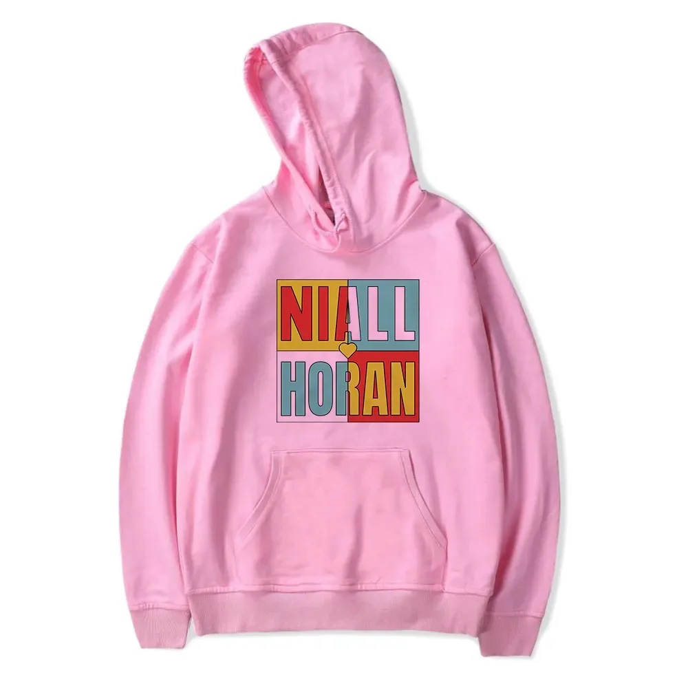 Men's and Women's Long Sleeves Unisex Sweatshirt, Hooded Sweatshirt, Casual Clothing, Color Block, Fashion, Niall Horan