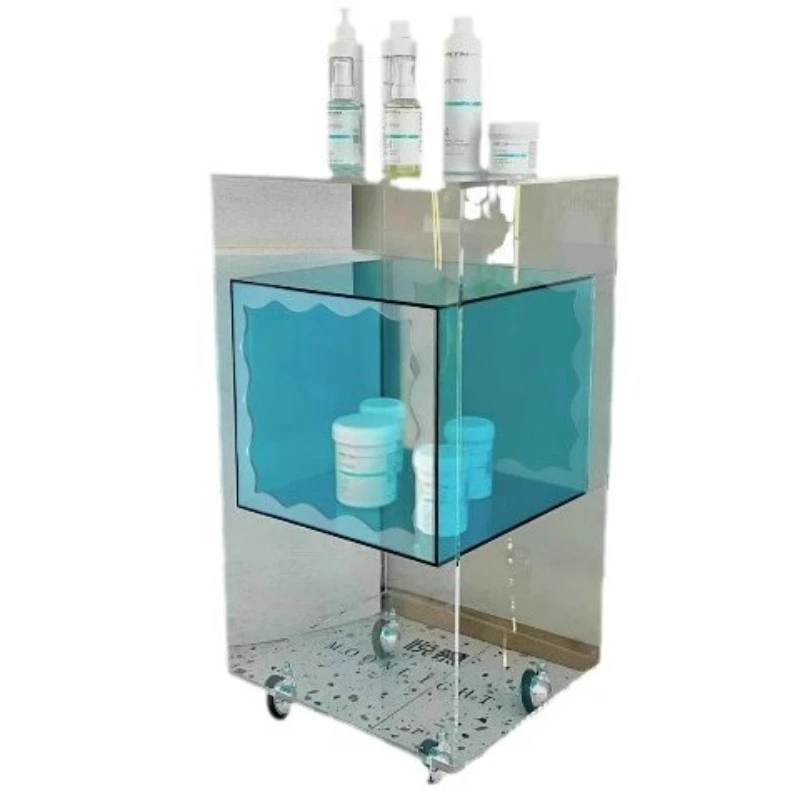 

Acrylic hair salon, advanced multi-function tool cart instrument