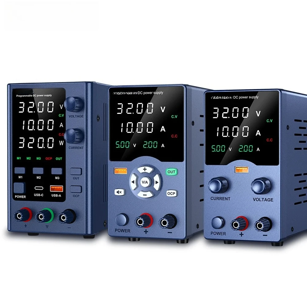 Lab Power Supply Encoder adjustment Adjustable DC Power Supply 30V 10A 5A Bench Power Source 120V 60V 5A 3A for gold-plating