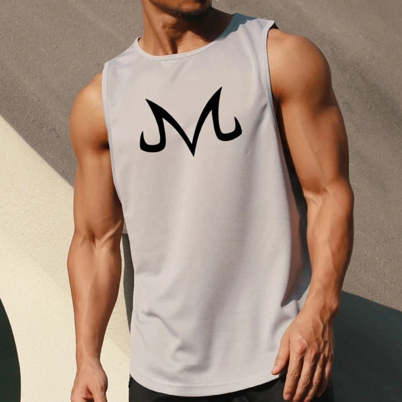 Quick-drying Bodybuilding Vest Men's Gym Fitness Superhero Sleeveless Shirt Anime Zt Casual Vest Summer Training Clothing