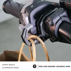 SPIRIT BEAST-gancho para manillar de motocicleta eléctrica, modificación de 22mm o 28mm de diámetro, gancho Universal para UHR150 PCX160