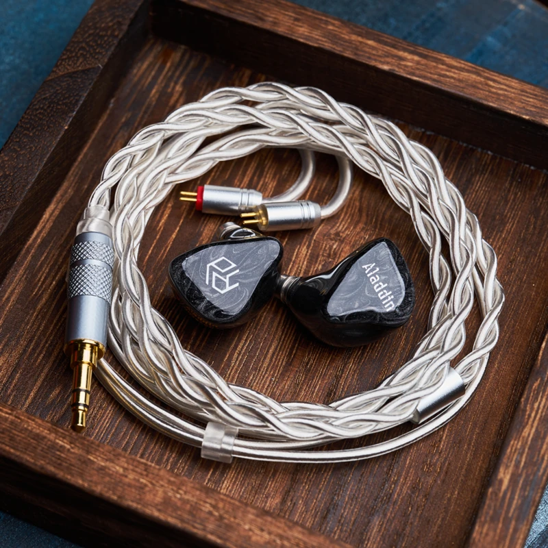 Yanyin Aladdin 3BA +1DD Hybrid Drivers HiFi In-ear Earphone Monitor IEMs with Detachable Cable 0.78mm 2pin for Audiophile