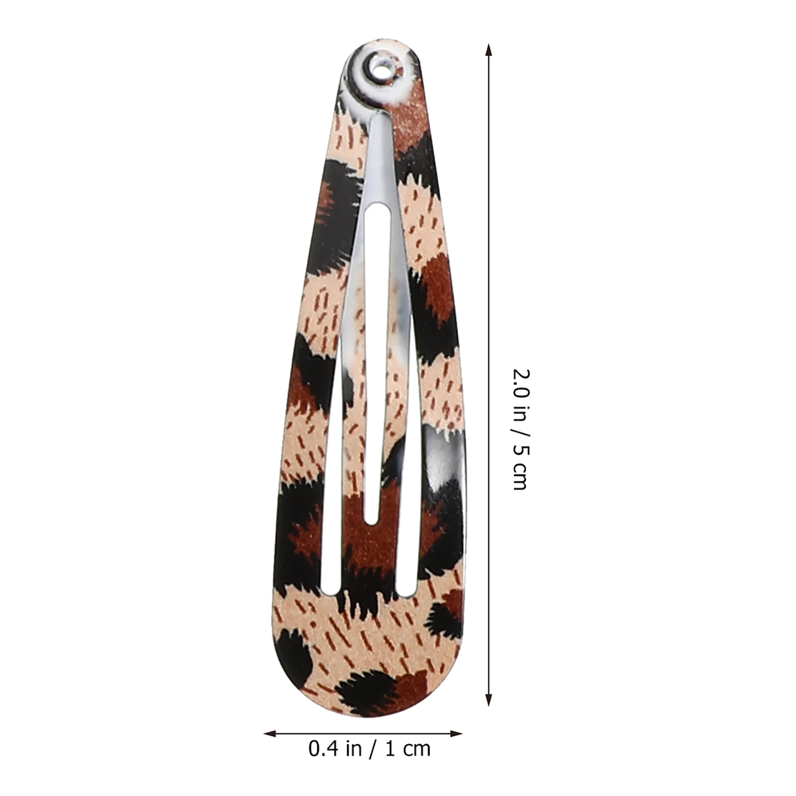 

24 Pcs Hair Clip Set Leopard Print Women Barrettes Cheetah Bangs Alloy Hairpin Accessories Daily Party Travel Gifts