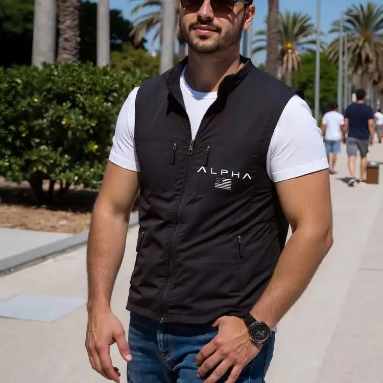 

Новые весенние мужские уличные повседневные жилеты мужские летние водонепроницаемые дышащие жилеты для рыбалки мужские осенние модные жилеты мужские