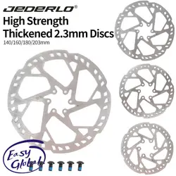 Bicycle Disc Brake Disc 140/160/180/203mm For Power Assisted Bicycle Stainless Steel Thickening 2.3 mm Disc Brake Discs