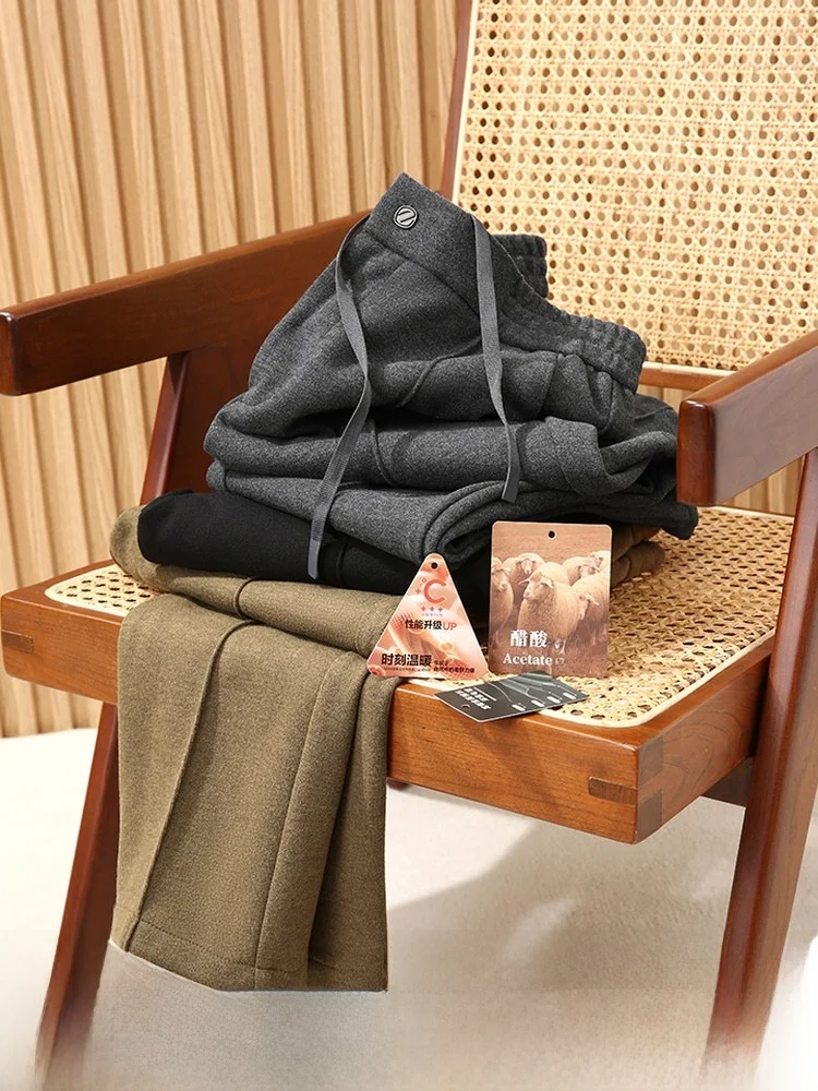 

Итальянские мужские шерстяные повседневные брюки с 3D-кроем, из смесовой ткани (шерсть, ацетат, полиэстер), для осени и зимы, премиум-класса