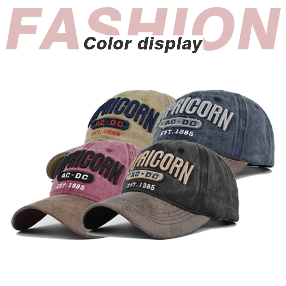 

2024 Men Women Letter Embroidery Hat Fashion Sunshade Breathable Vintage Leisure Hip Hop Hat Adjustable Caps Wide Brim Hat Bone