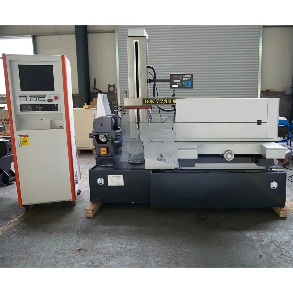 Low Price EDM Wire Cut Machines Dk7780 Big Angle Cutting Economical Taiwan Cnc EDM Wire Cutting Machine