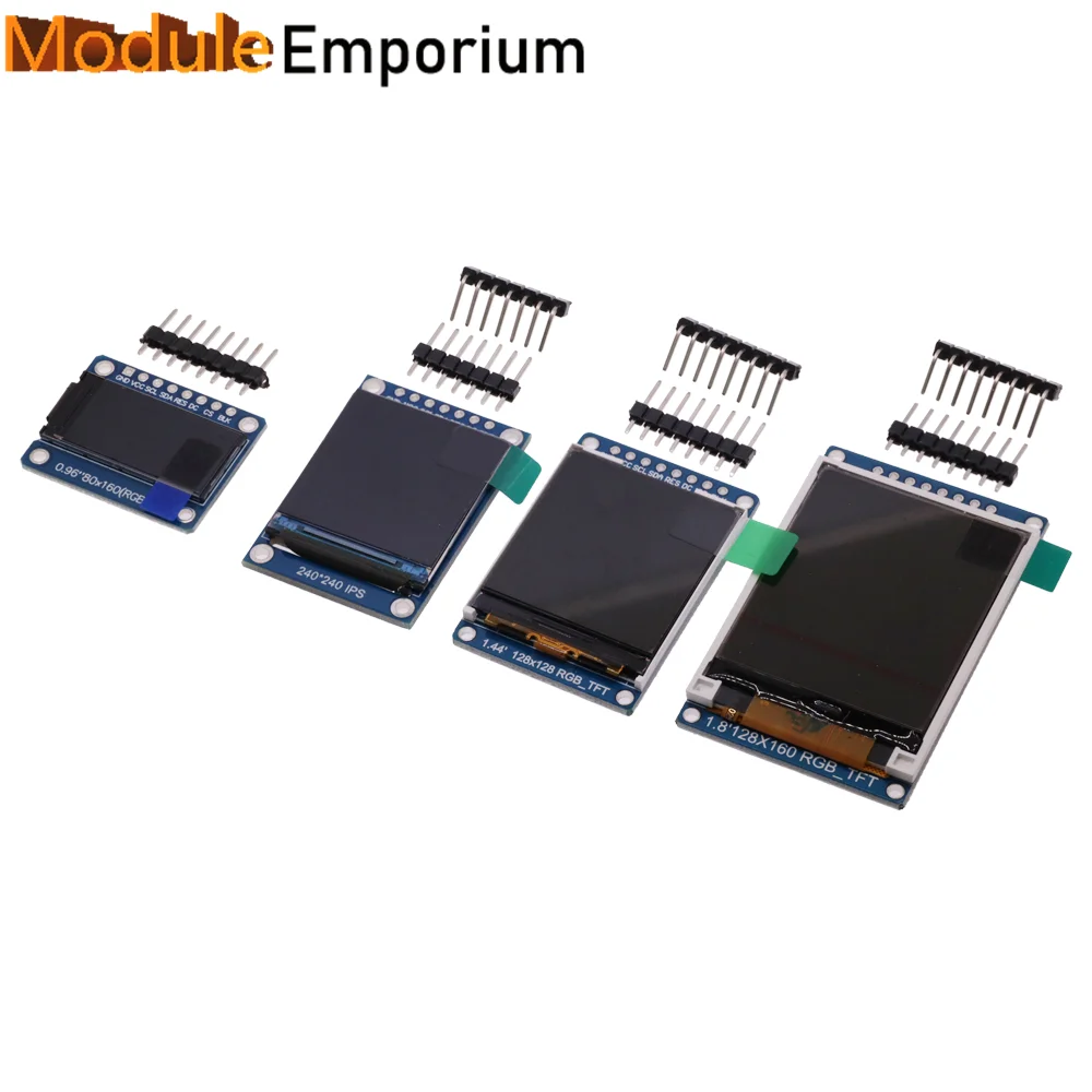 TFT Display 0.96 1.3 1.44 1.8 inch IPS 7P SPI HD 65K Full Color LCD Module ST7735 / ST7789 80*160 240*240 (Not OLED)