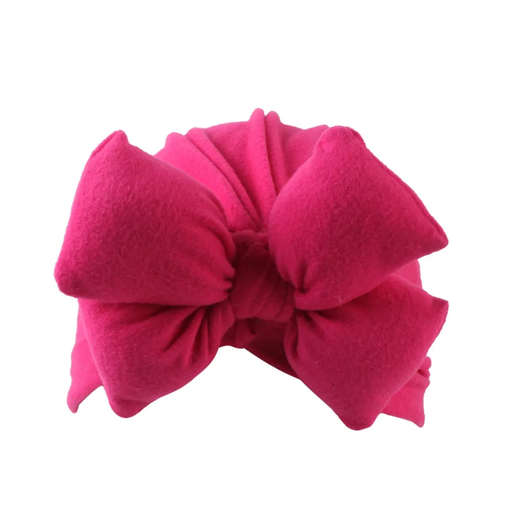 

Детская шапочка с бантом для новорожденных, из полиэстера и хлопка, изысканный дизайн, идеальный подарок, реквизит для фотосессий, удобная для повседневной носки