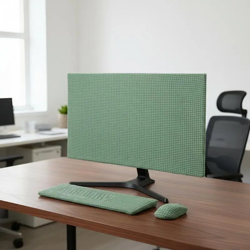 19-37 inch Screen Protector Fabric Cover Dustproof Sleeve for Computer Monitors at Work or Home