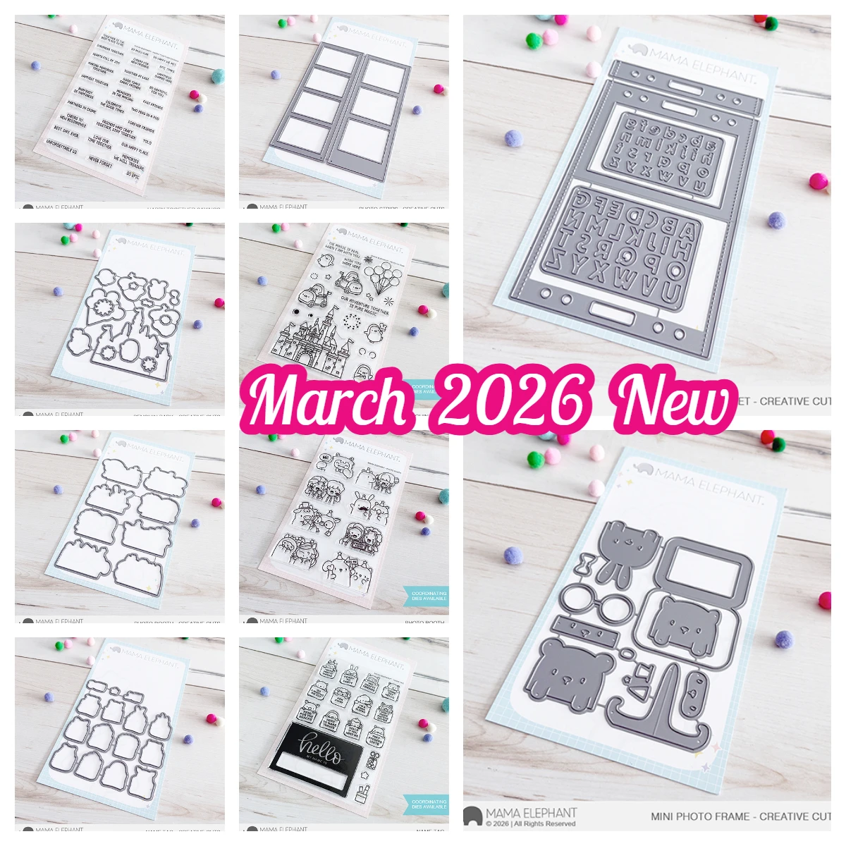 

2025 New Metal Cutting Dies Stencils Nature's Canvas Timeless Greetings Stamps Die Set DIY Scrapbooking Diary Embossing Template