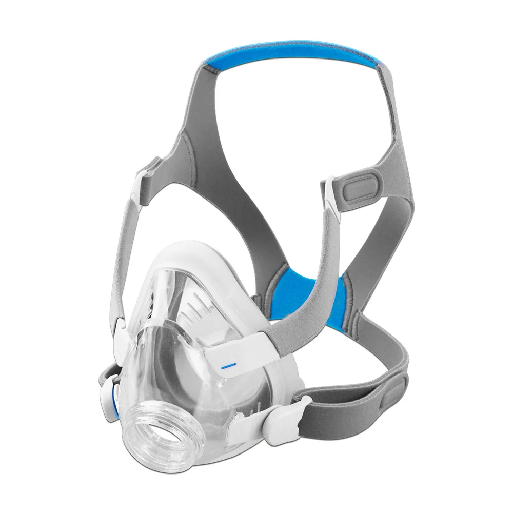 Masque facial complet CPAP pour respirateur AirFit F20, mousse souple, masques de protection, voyage, apnée du sommeil, solution anti-ronflement
