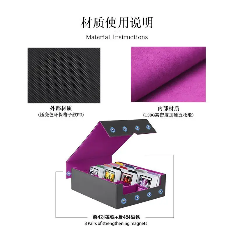 Four Rows Cassette Mtg Tcg Card Dedicated Solution For Advanced Card Protection Ideal Card Collection Hot Selling And Launched