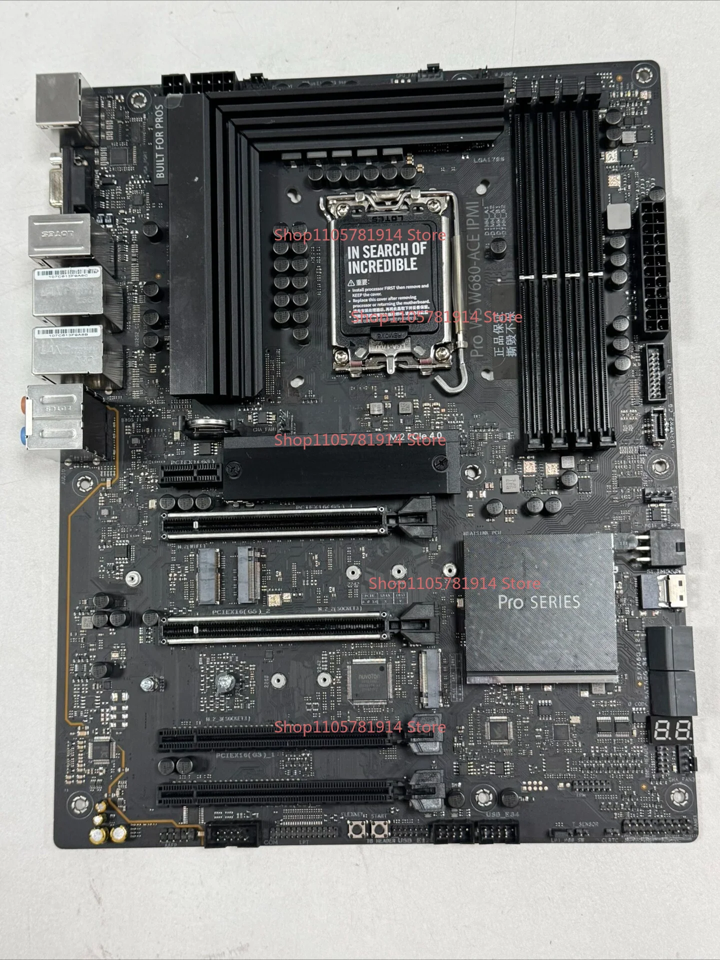 For ASUS Pro WS W680 ACE IPMI Main Board ATX Workstation Large Board LGA1700