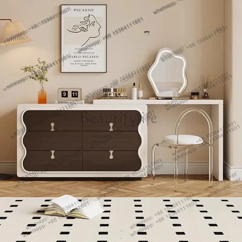 

NEW Modern Cabinet Vanity Table Drawers White Bedroom Makeup Desk Study Dressing Table Cosmetics Large Vestidores Furniture