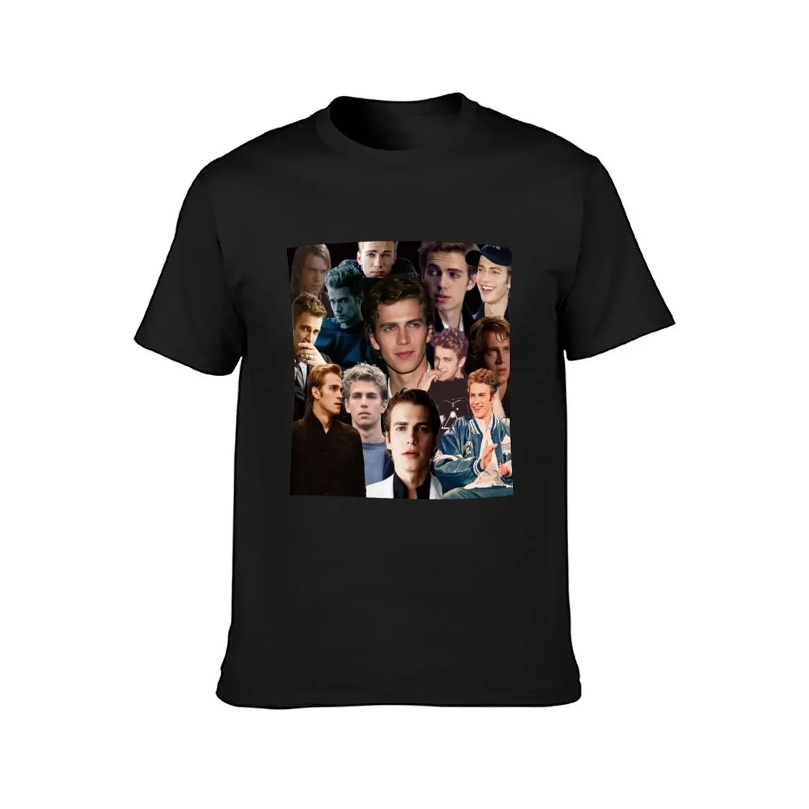 Hayden Christensen Hot Collage T-Shirt quick drying plus size clothes designer shirts funny t shirts for men