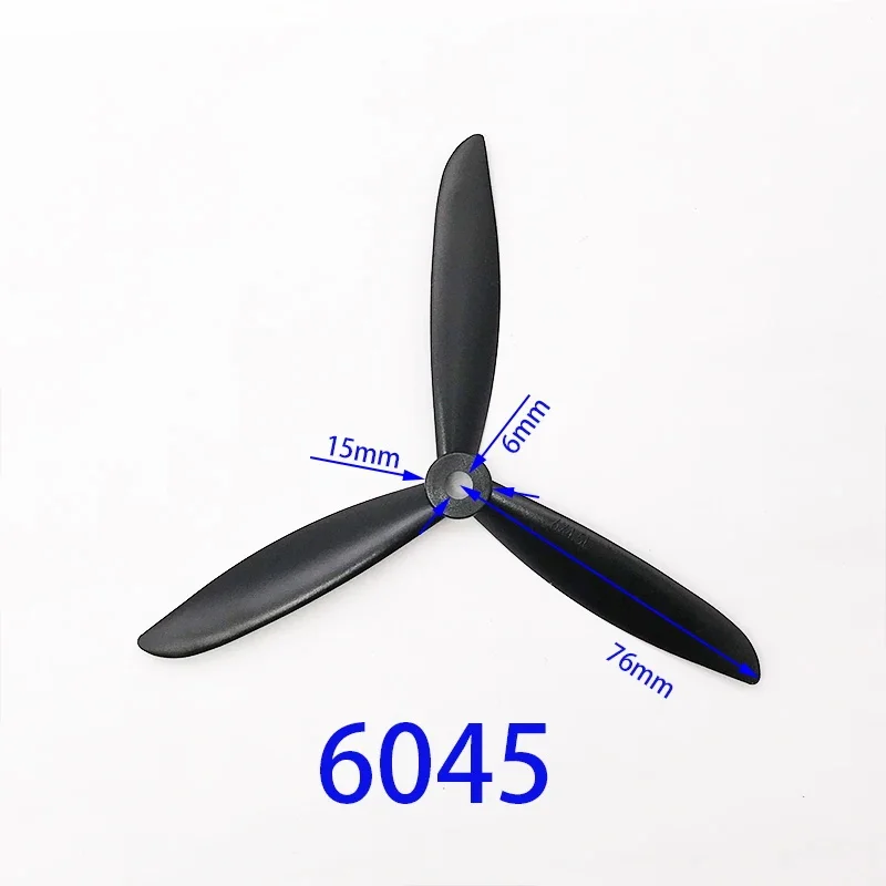 6045 Hélice de 3 lâminas 6x4,5 CW CCW para RC FPV Drone Avião Asa fixa Parte