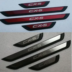 Car Accessories For Mazda Cx-5 2017-2018 2019 2020 2021 2022 2023 Door Sill Pedal Scuff Plate Stainless Steel Guard Protector