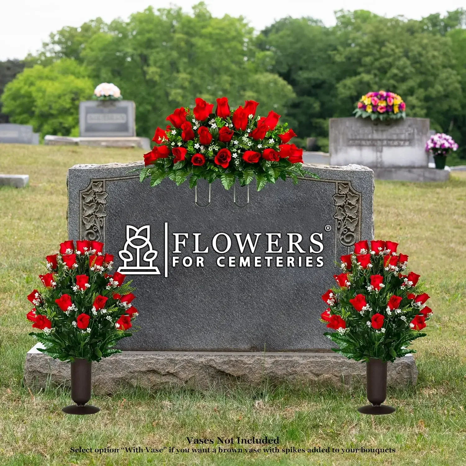 Sympathy Silks Artificial Cemetery Flowers - 30