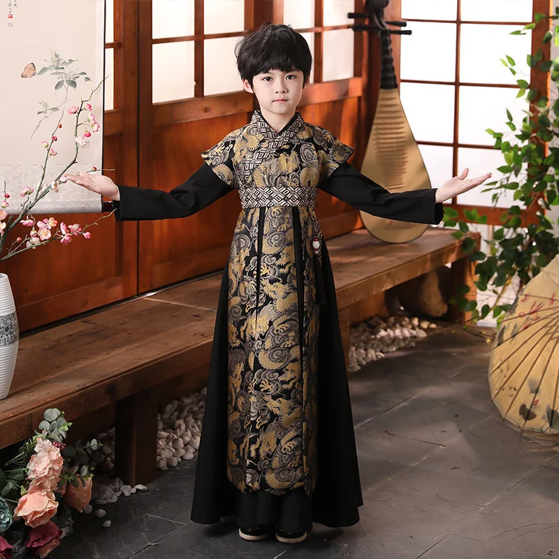 

in 2022, the New Tang Dynasty Clothes, Chinese Style Performance Clothes, Young Master's Clothes, Guoxue Robes, Ancient Clothes,