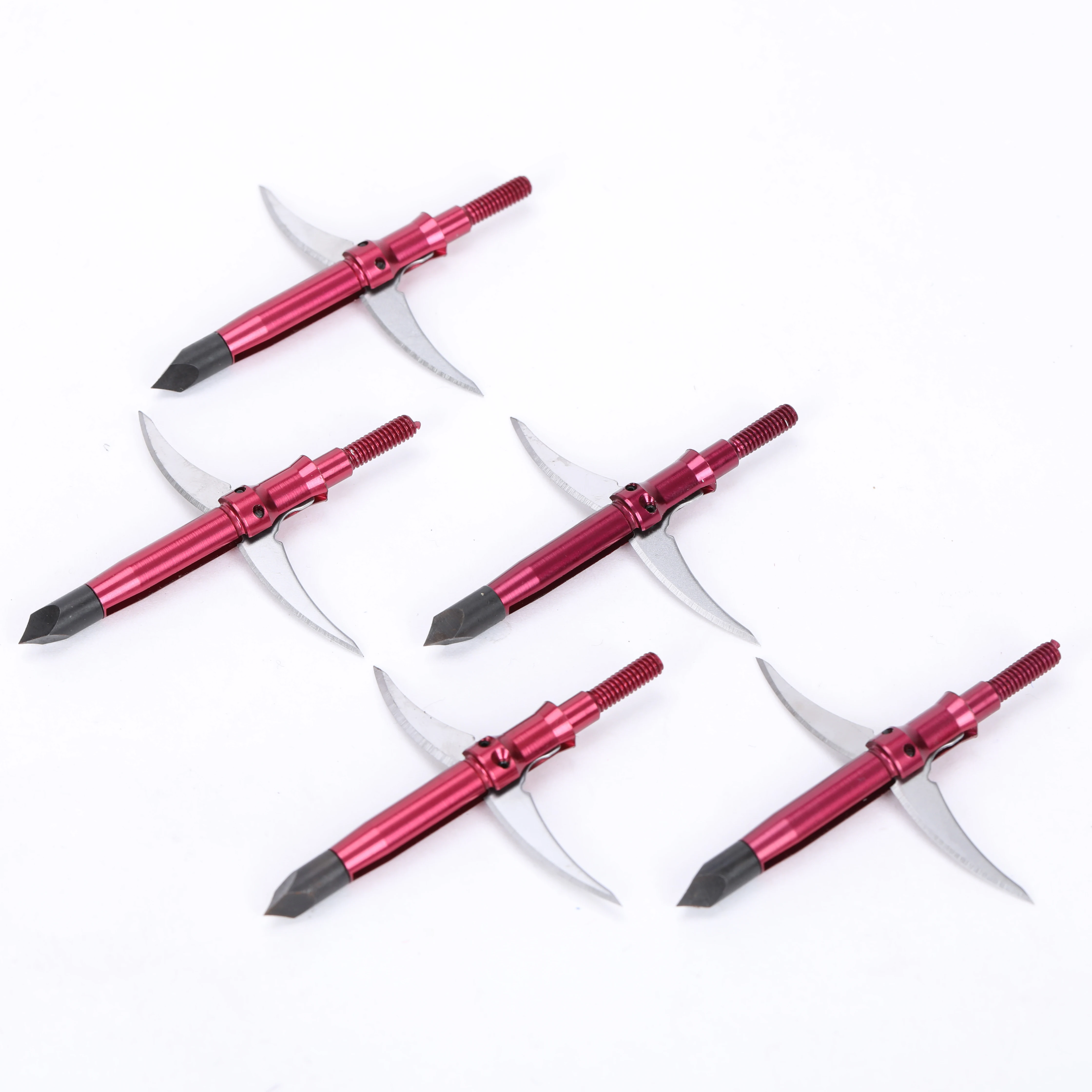 3/6pcs Crossbow Arrow Broad Head With 2 active Blades Arrow Head Point For Recurve / compound / Crossbow Arrow Accessory