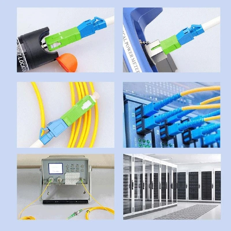 1PC SCMale to Female Optical Fiber Adapter HybridOptical Fiber Adapter