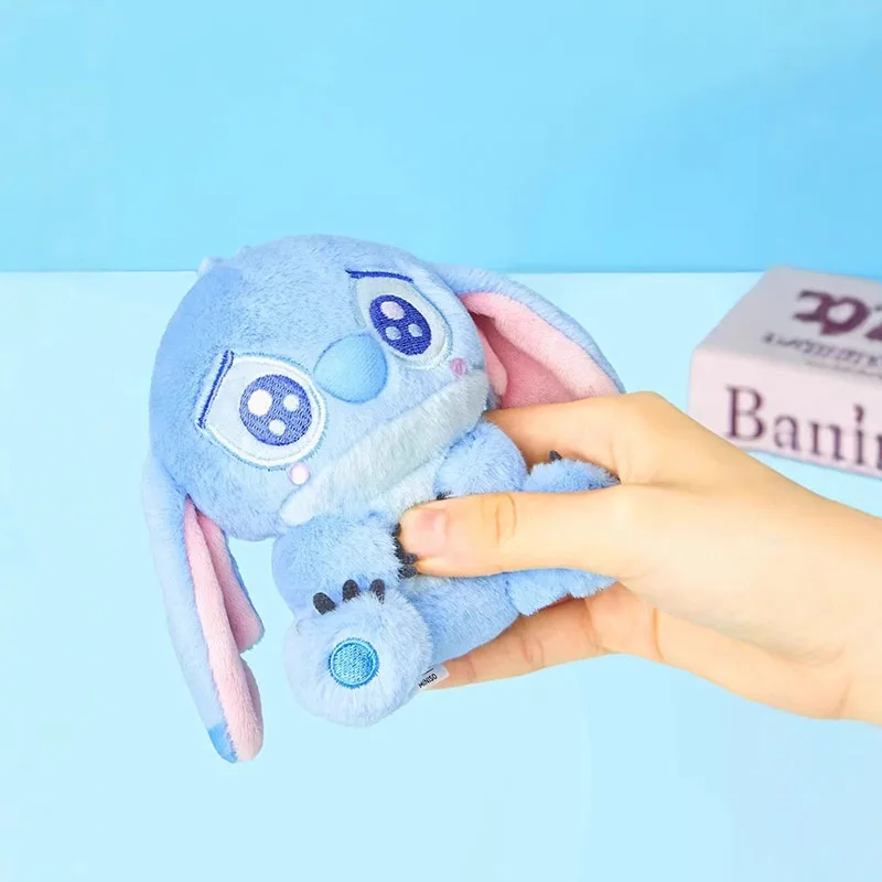 MINISO Disney point ange dessin animé en peluche sac à dos pendentif doux en peluche poupée porte-clés-sac à dos accessoire décoration FunnyGift