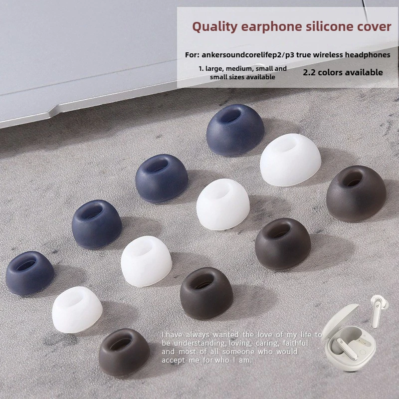 

Silicone Ear Tips For Soundcore Liberty 4 NC/Anker Life P3/P2/985-4Pas Replacement Covers Soft&Noise Isolating Headphone Sleeves