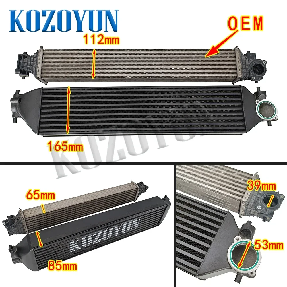 Performance Intercooler Kit de Tubo de Carga para Honda Civic, 1.5T, FC, FK, Si, 2016-2021