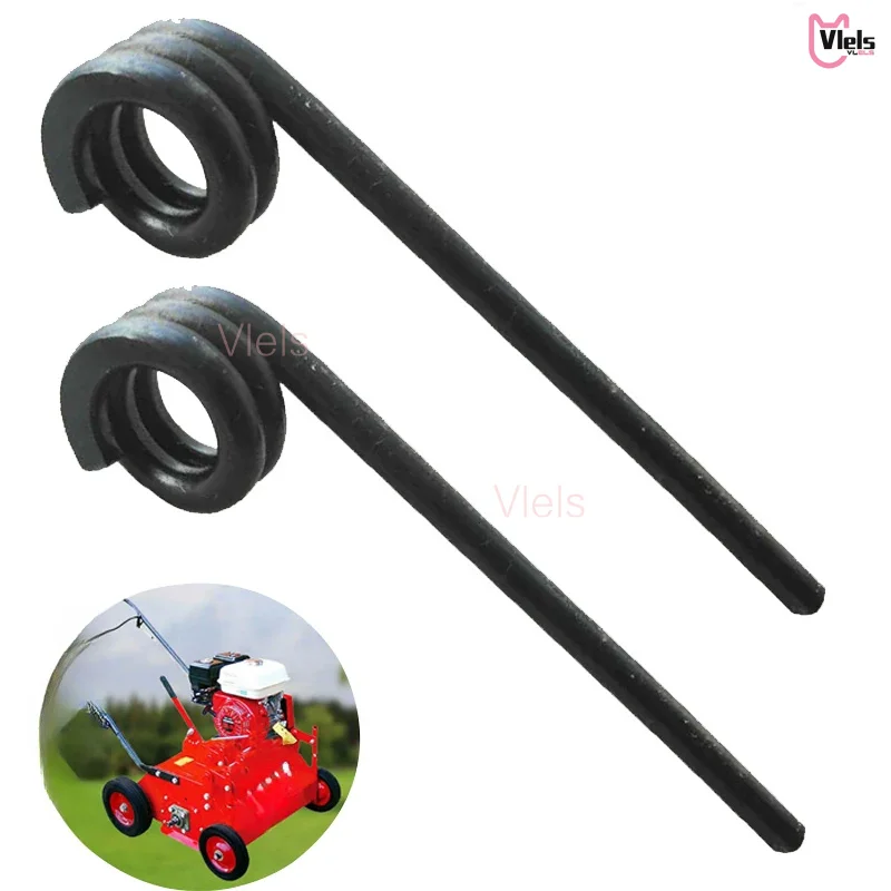 2pcs 10cm Length Dethatching Tines For Honda GXV160 Power Rake, Lawn Aerator Scarifier Replacement Components