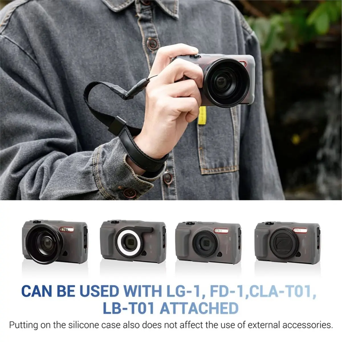 New CSCH-128 Silicone Jacket for Tough -7 TG7 Camera Anti-Scratch Camera Protective Sleeve