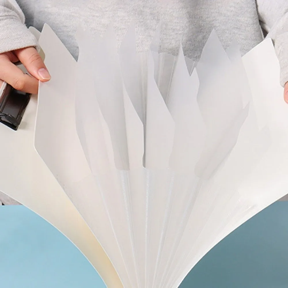 

8 Pockets Expanding File Folder with Clipboard Multi-layer File Organizer Portable A4 Document Storage Bag Contract Invoices