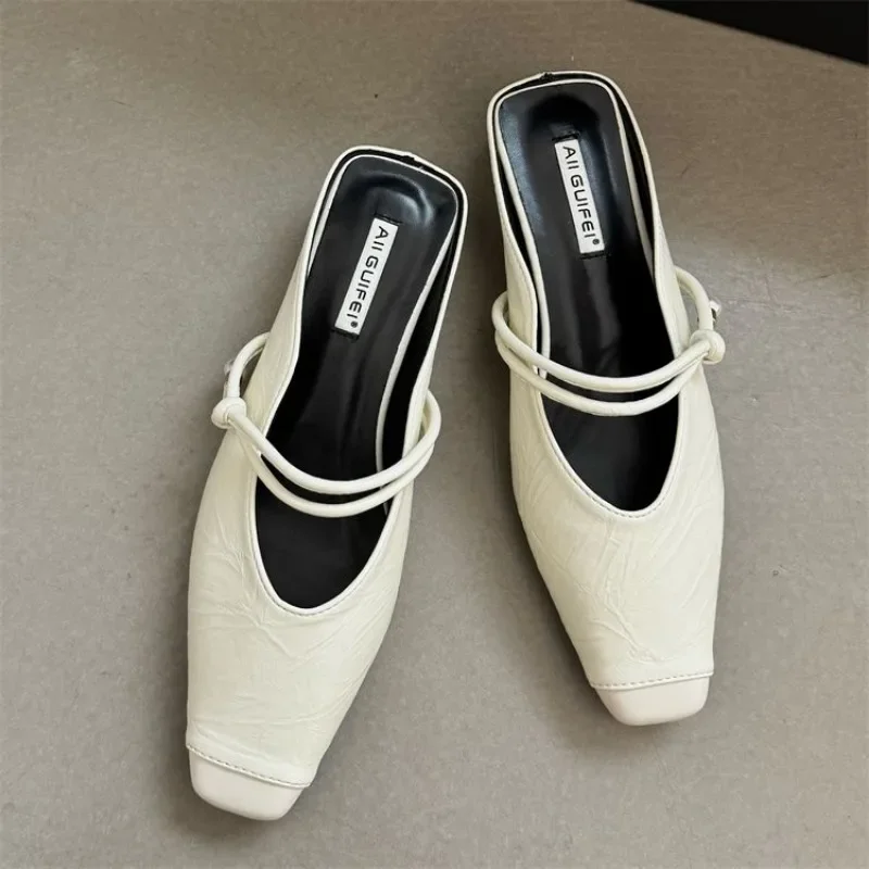 Shoes For Women Flat Fashion Slides Non Slip Sandals Luxury Woman Slippers Chic And Elegant On Promotion Novelties But Cheap