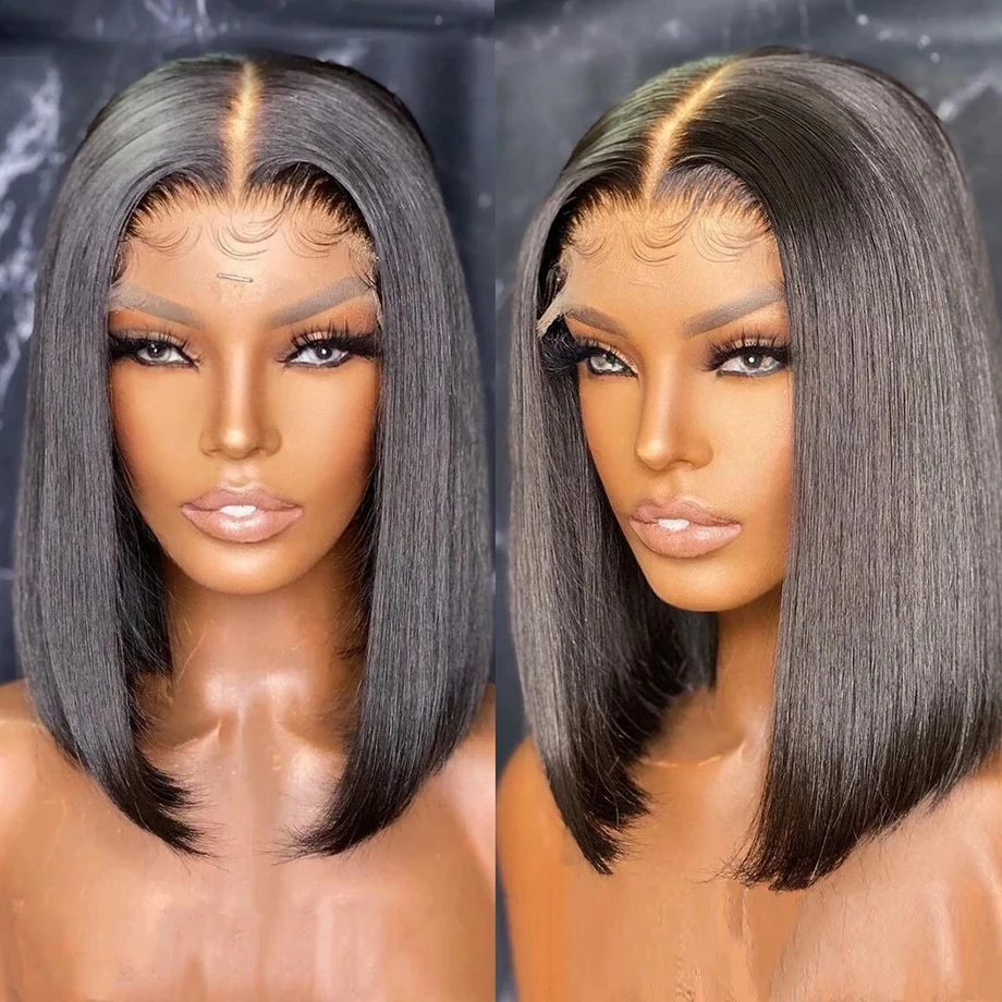 13x4 13x6 HD Lace Front Brazilian Human Hair Straight Wigs for Women Choice 100% Human Hair Bob Wigs Glueless Wigs Cheap on Sale