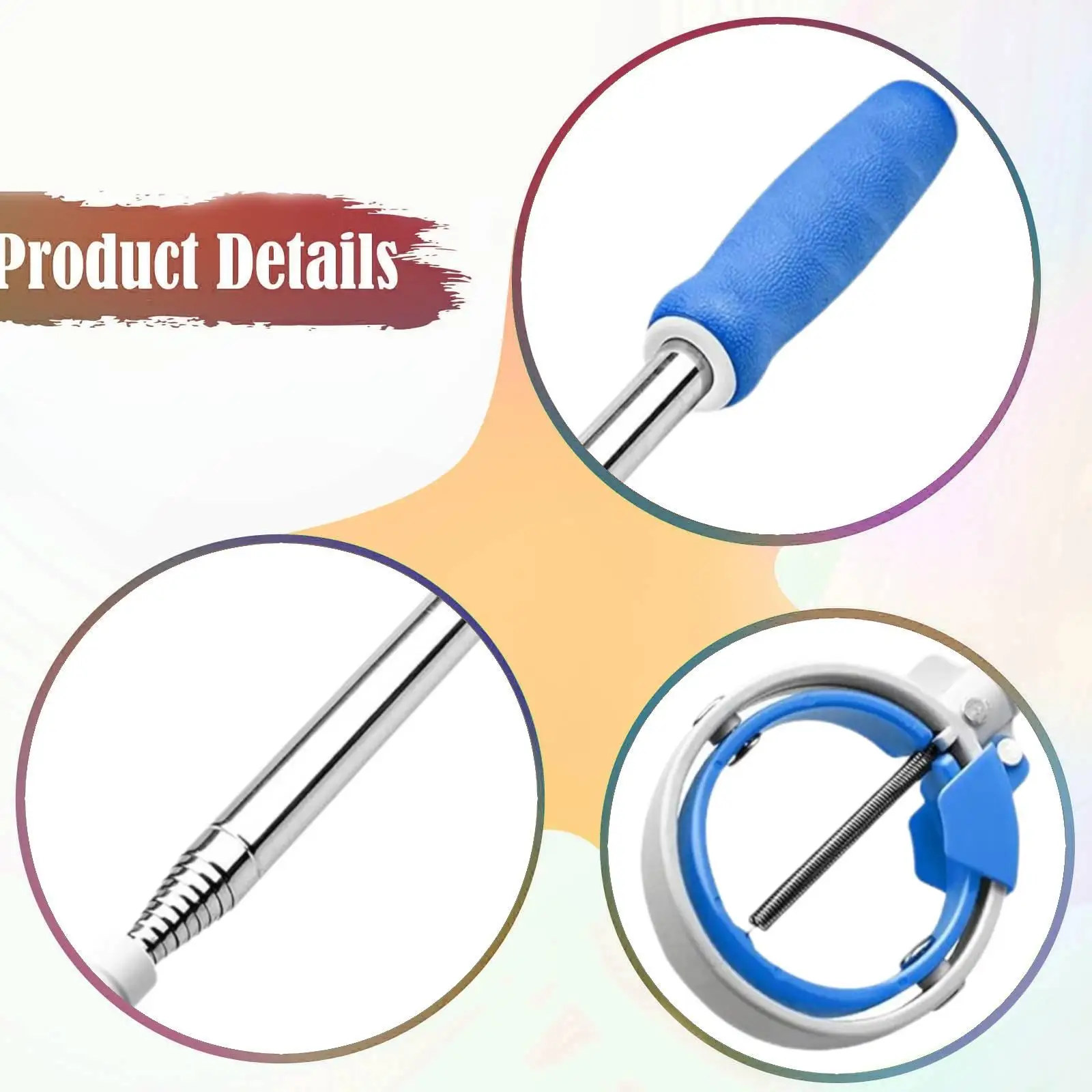 Portable Golf Ball Picker Non Bending Back Friendly Scoop Essential Practice Accessory for Golfers and Ranges