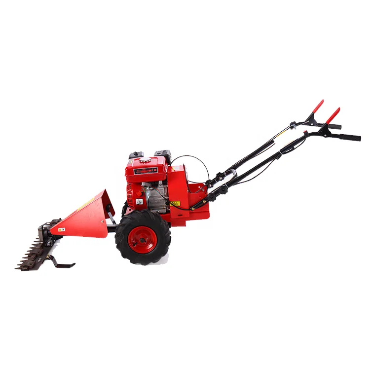 عالية الأداء الديزل جزازة العشب ذاتية الدفع عالية الطاقة Weeder 7.5hp Wasteland طويل القامة العشب Weeder