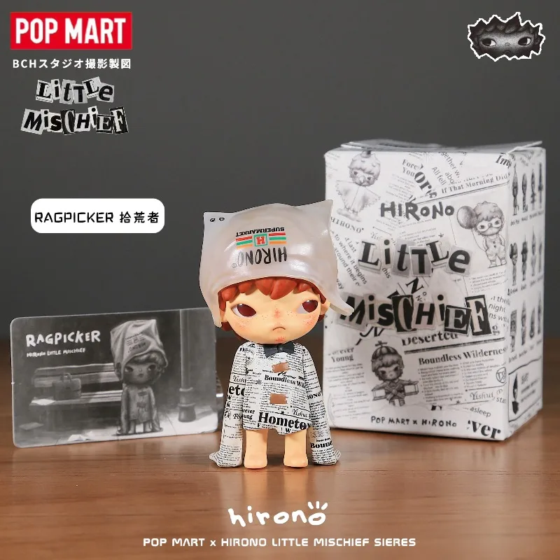 

POPMART HIRONO V2 of The Little Naughty Series слепая коробка милая и интересная коллекция игрушек-сюрпризов подарки на день рождения подлинные