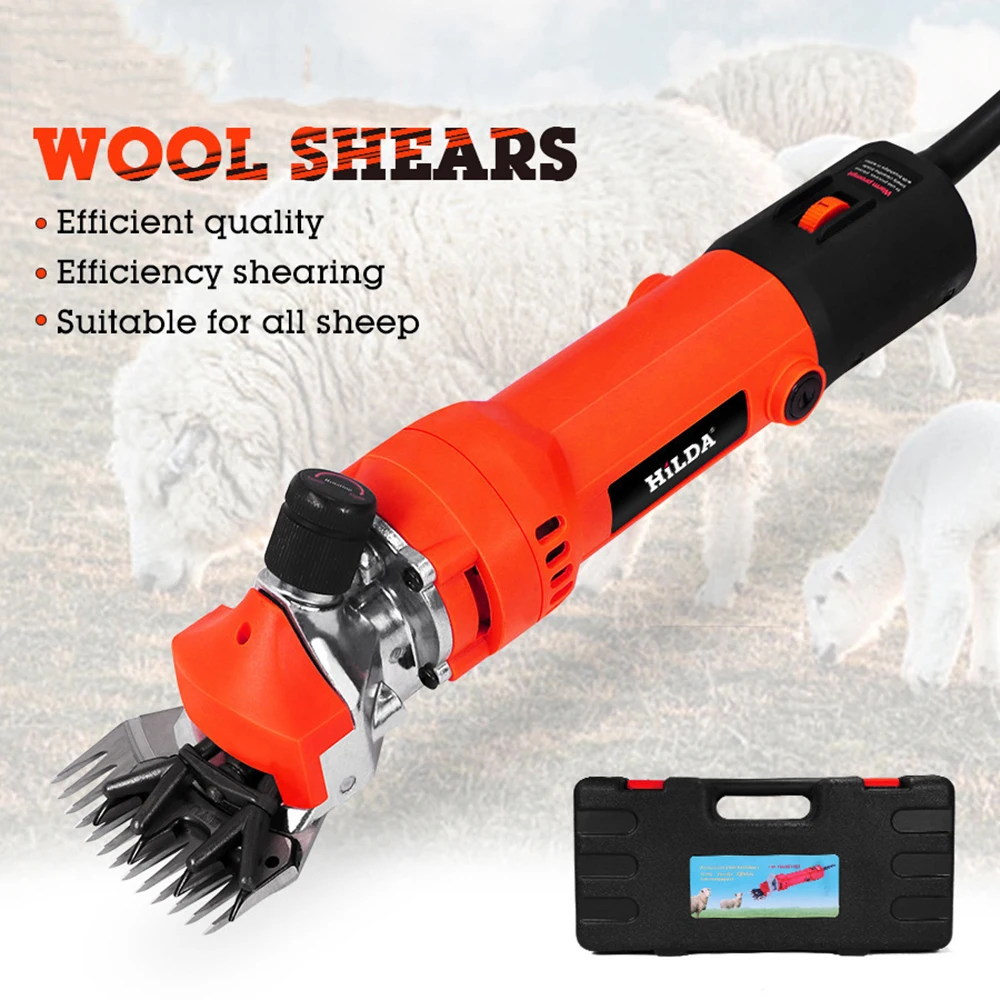 Electric Sheep Goat Shearing Machine Clipper Farm Shears Cutter Wool scissor Cut Machine Animal Shearing EU Plug Tool