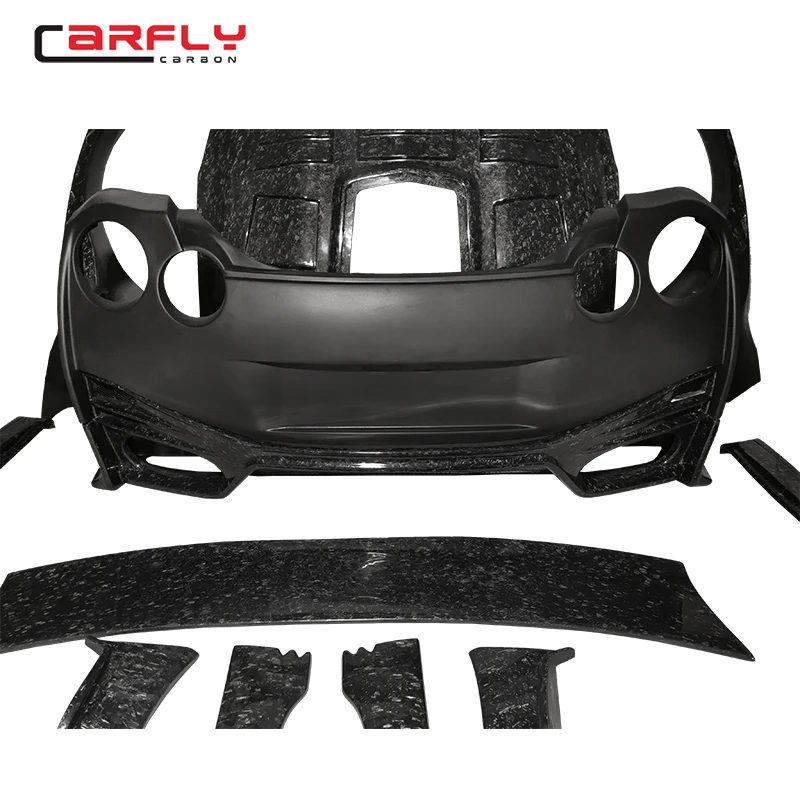 لنيسان GTR R35 2008-2018 طقم هيكل من ألياف الكربون مخصص الأكثر مبيعًا