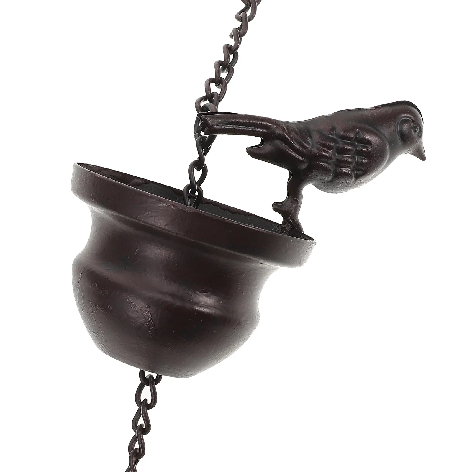 

Decorative Rain Chain for Gutter Downspouts Iron Material Sturdy Durable Easy to Use and Store Rain Chains Wind Chime