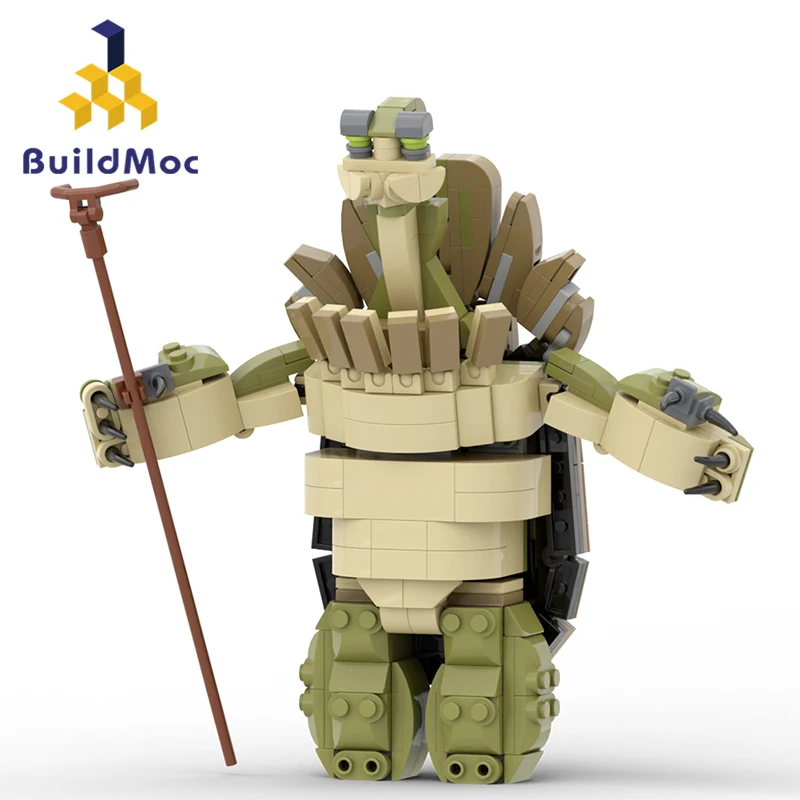 MOC Kungs Fu Pandas Building Blocks Sets Cartoon Characters Grands Master Oogway Bricks Building Blocks Toy for Children Gifts