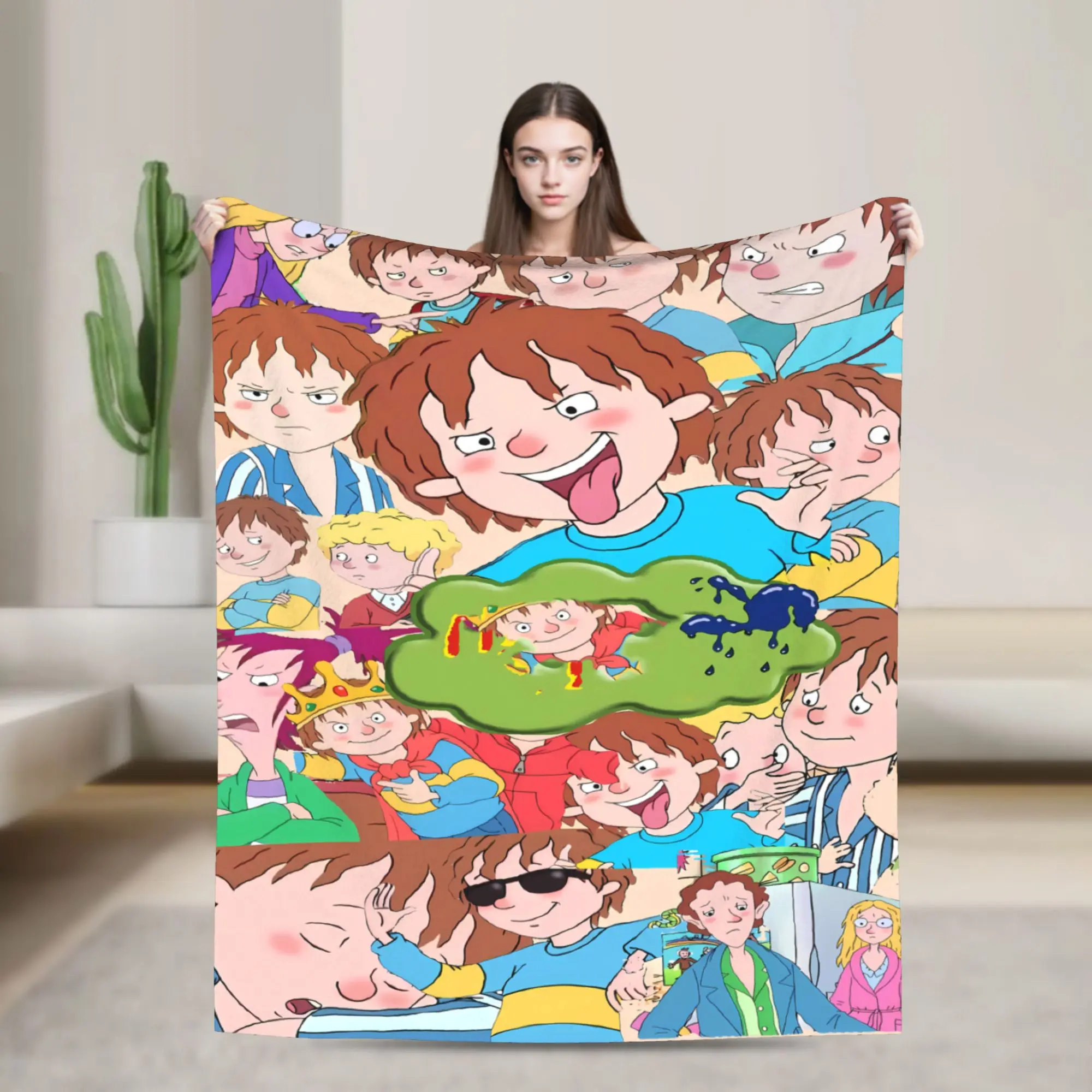 Anime Horrids Henrys Flannel Blanket Winter  Super Soft Bedding Throws for Girls Boys Home Decor Bedspread Sofa Bed Cover