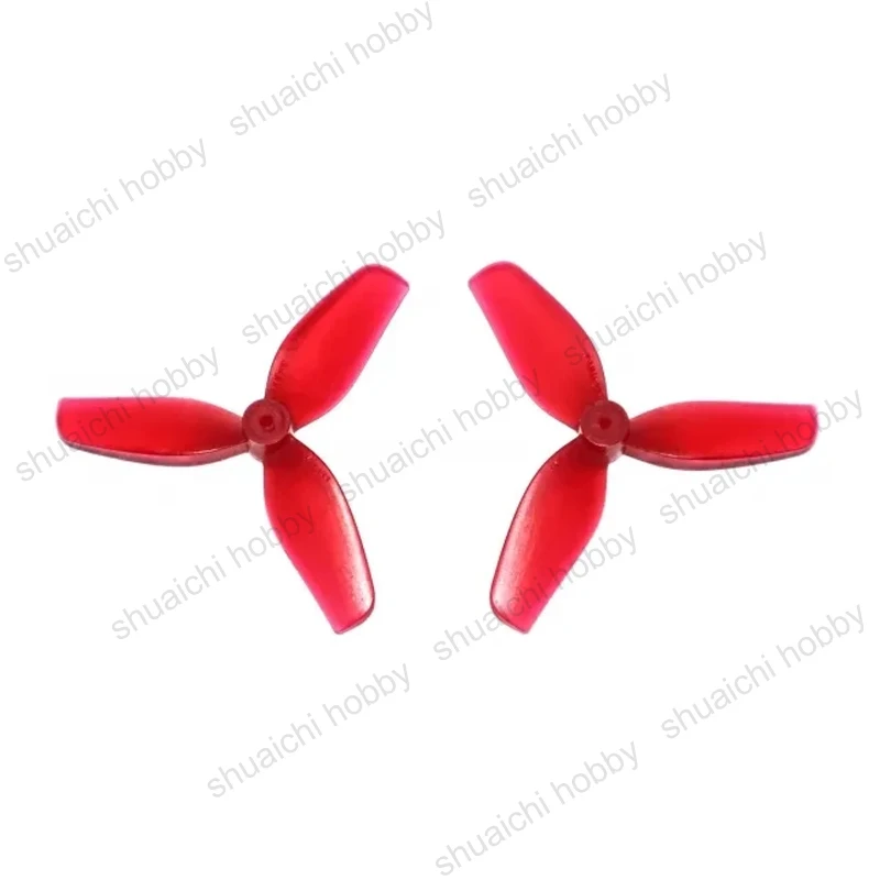 2 أزواج HQprop خفيفة Whoop الدعامة 1.4 بوصة ثلاثة شفرات المروحة 1.4X1.1X3 (35 مللي متر)-1 مللي متر ل الطائرة بدون طيار RC طائرة نموذجية الملحقات