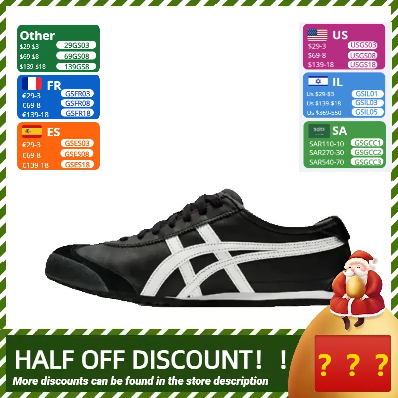 Asics Men and Women Onitsuka Tiger Shoes Canvas Classic Sneaker