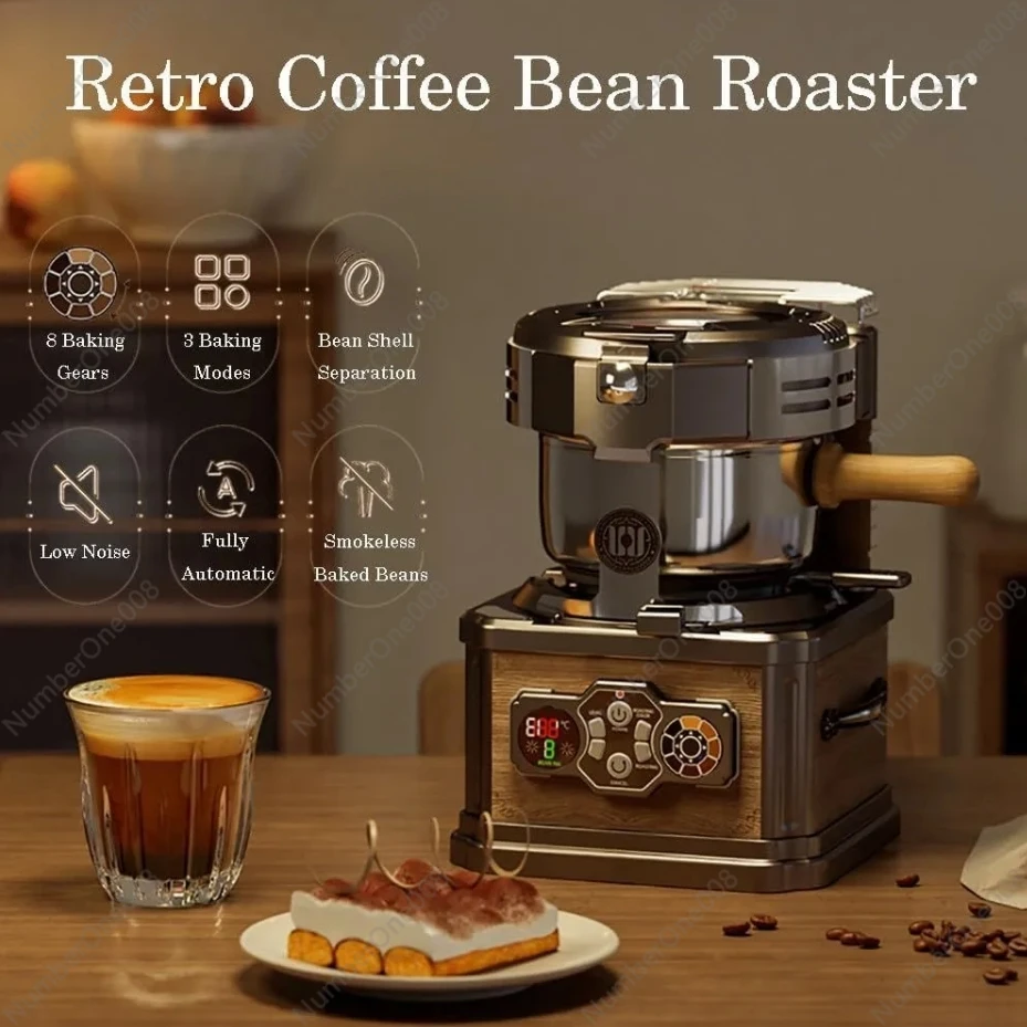 110v/220v Home Coffee Roaster Household Coffe Roaster 200g Cocoa Bean Roaster Small Coffee Roasting Machines